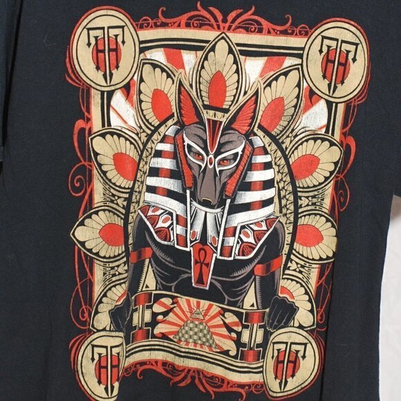 Tony Hawk Illuminati Mens Large Black Shirt Excellent Condition!!  graphic tee - Picture 2 of 4